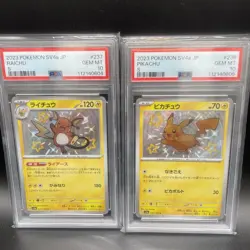 PSA 10 Raichu Pikachu S 2023 Sequential Number Set Pokemon Card Japanese - Image 1