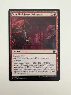 You Find Some Prisoners MTG Magic the Gathering Card NM Near Mint AFR - Image 1