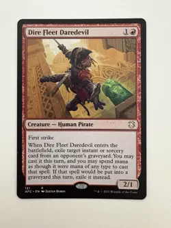 Dire Fleet Daredevil MTG Magic the Gathering Card NM Near Mint AFC - Image 1