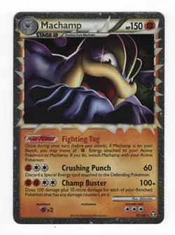 (110046) MACHAMP PRIME 95/102 Ultra Rare Holo HGSS Triumphant Pokemon Card - Image 2