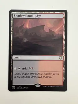 Shadowblood Ridge MTG Magic the Gathering Card NM Near Mint AFC - Image 1