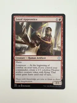 Loyal Apprentice MTG Magic the Gathering Card NM Near Mint AFC - Image 1