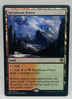 MTG Karplusan Forest Dominaria United Regular - Image 1