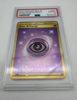 Pokemon TCG Scarlet & Violet Psychic Energy Hyper Rare Gold PSA 10 - Image 3