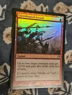 Coordinated Assault FOIL #116/249 MTG Magic MP - Image 2