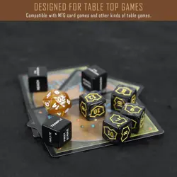 50PCS Abilities Keywords Counter Dice Black Shield MTG Dice Set, MTG Bulk Cre... - Image 3