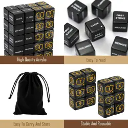 50PCS Abilities Keywords Counter Dice Black Shield MTG Dice Set, MTG Bulk Cre... - Image 4