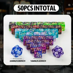 50 MTG Counters Dice Marble Bulk Spindown Life Counter Tokens Dice Buff Token... - Image 3