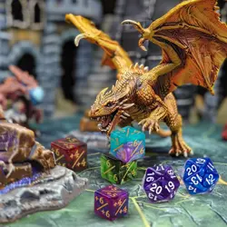 50 MTG Counters Dice Marble Bulk Spindown Life Counter Tokens Dice Buff Token... - Image 5