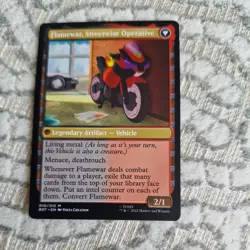 MTG - Flamewar Brash Veteran Flamewar, Streetwise Operative - BOT - Image 2
