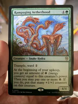 MTG Rampaging Aetherhood [Aetherdrift Commander] Near Mint - Image 1