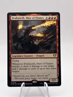 Drakuseth, Maw of Flames 0218 Commander Masters CMM MTG NM - Image 1