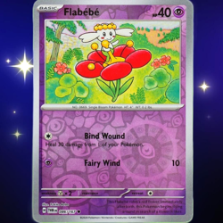 Flabebe - Reverse Holo - Pokemon Scarlet & Violet Twilight Masquerade #086/167 - Image 1