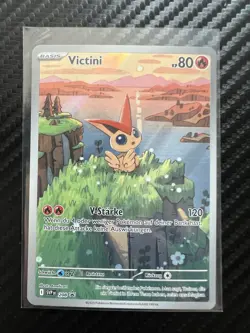 Pokemon Victini SVP 208 Promo Weisse Flammen Schwarze Blitze Black White Flare - Image 1