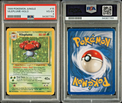 1999 Pokemon Jungle Holo #15 VILEPLUME PSA 4 - Image 1
