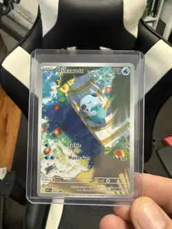 Pokemon TCG White Flare Oshawott Full Art Illustration Rare 105/086 NM/Mint - Image 1
