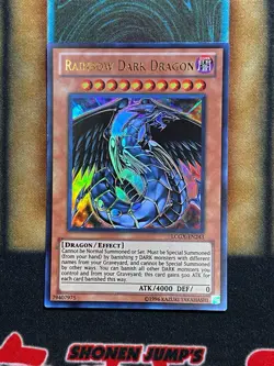 Yugioh Rainbow Dark Dragon LCGX-EN243 Ultra Rare MP - Image 1