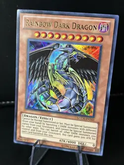 Yugioh Rainbow Dark Dragon LCGX-EN243 Ultra Rare MP - Image 2