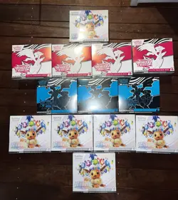 Pokemon 6 x Prismatic 4 x White Flare 3 x Black Bolt ETBs Bundle (13 ETBS) - Image 1