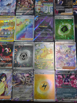 Pokemon Card Lot of 50 Holo/Reverse Holo only + Ex and 3 Ultra Rare V/Vstar/Vmax - Image 2