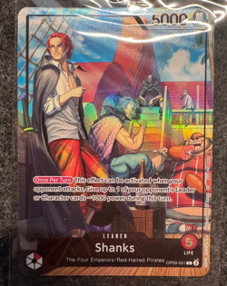 Shanks OP09-001 - Promo Card PSA July 2025 Edition MAG One Piece Sealed - Image 1