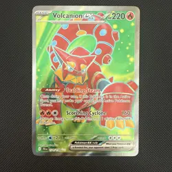 Volcanion ex 171/159 Journey Together Ultra Rare Full Art Pokemon Card Near Mint - Image 1