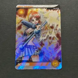 M1102 Nami OW/003 Holo Japanese One Piece Wanted Card Bandai 2008 - Image 1