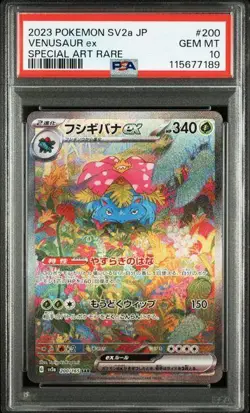 PSA10 Pokemon Card 151 Buffalo, Charizard, Squirtle Evolution Line Set - Image 4