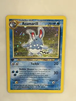Azumarill - 2/111 Neo Genesis Holo 1st Edition Rare Vintage Card Pokemon TCG NM - Image 1