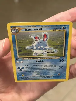 Azumarill - 2/111 Neo Genesis Holo 1st Edition Rare Vintage Card Pokemon TCG NM - Image 4