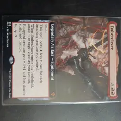 Mtg Embercleave NM Throne of Eldraine #359 Extended Art Magic Card Mythic Rare - Image 2