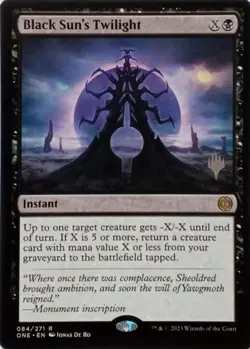 084/271 BLACK SUN'S TWILIGHT RARE PHYREXIA: ALL WILL BE ONE MTG CARD - Image 1