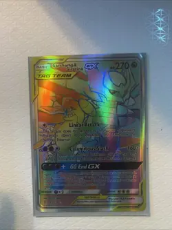 Pokemon Garchomp & Giratina GX Tag Team Card Holofoil - Image 1
