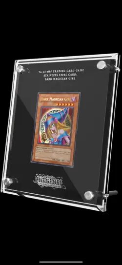 SDCC 2024 Yu-Gi-Oh Dark Magician Girl Stainless Steel Card Limited Exclusive - Image 1