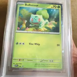 Bulbasaur Black Star Promo 151 Poster Collection #046 46 Pokemon Card Graded 10 - Image 3