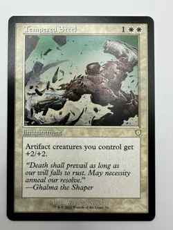 MTG TCG Tempered Steel (Retro Frame) Commander: the Brothers' War Regular - Image 1