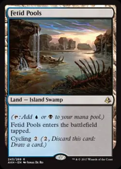 Fetid Pools -Foil Near Mint MTG Amonkhet - Image 1