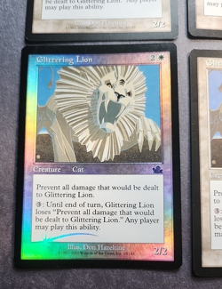 Glittering Lion Prophecy FOIL & 3 Regular NM Near Mint MTG - Image 2