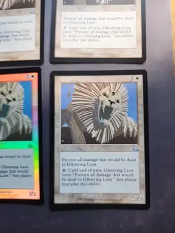 Glittering Lion Prophecy FOIL & 3 Regular NM Near Mint MTG - Image 3