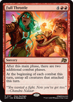 Full Throttle 0127 ~ Rare NM MTG Aetherdrift - Image 1