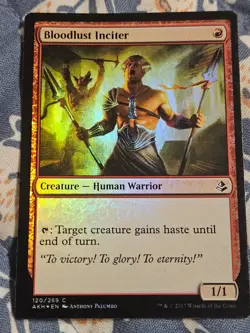 Bloodlust Inciter FOIL Amonkhet #120/269 MTG Magic - Image 1