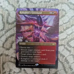 MTG - Kolaghan's Command Borderless Art - Double Masters 2022 - Image 1