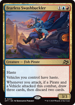 Fearless Swashbuckler 0204 ~ Rare NM MTG Aetherdrift - Image 1