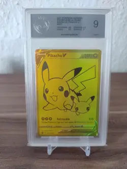 Pokemon Pikachu V Deutsch HOLO SWSH145 Promo GOLD Near Mint - Image 1