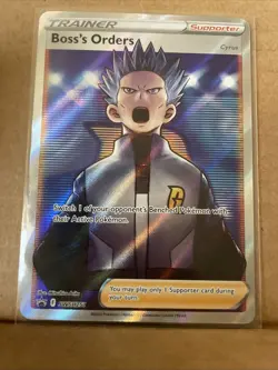 Pokemon TCG Boss's Orders Full Art Black Star Promo - SWSH251 - Image 4