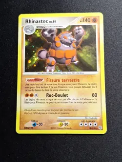 Swirl Rhinastoc 12/130 Holo DP Diamant et Perle Carte Pokemon FR - Image 1
