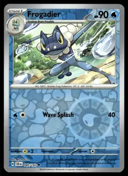 FROGADIER [FOIL] - 040/131 - STELLAR CROWN SCR POKEMON REVERSE - NM - Image 1