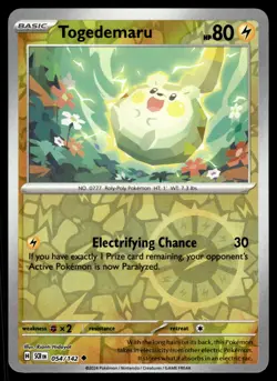 TOGEDEMARU [FOIL] - 054/131 - STELLAR CROWN SCR POKEMON REVERSE - NM - Image 1