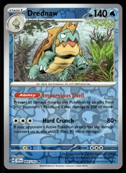 DREADNAW [FOIL] - 044/131 - STELLAR CROWN SCR POKEMON REVERSE - NM - Image 1