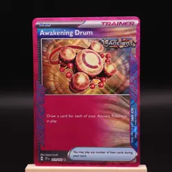 Awakening Drum - 141/162 Ace SPEC (SV05: Temporal Forces) NM - Pokemon TCG - Image 1